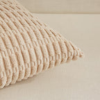 Boho Beige Throw Pillow Cover — 18" - View 4