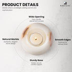 Luxe Black Candle — 4" - View 5