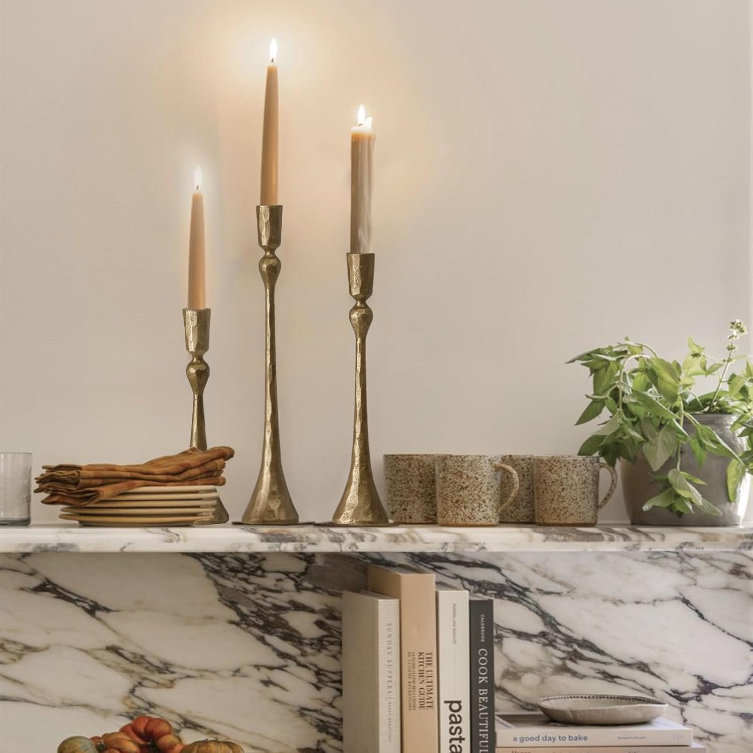 Vintage Luxe Metal Candle — Set of 3 - View 4