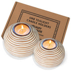 Beige Candle — Set of 2