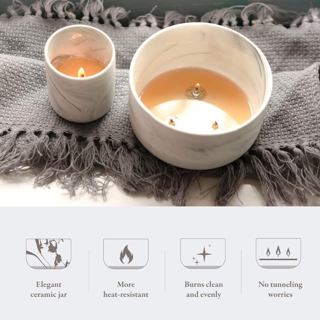 Soy Wax Pink Scented Candle - View 5
