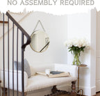 Round Luxe Glass Wall Mirror — 10" - View 5