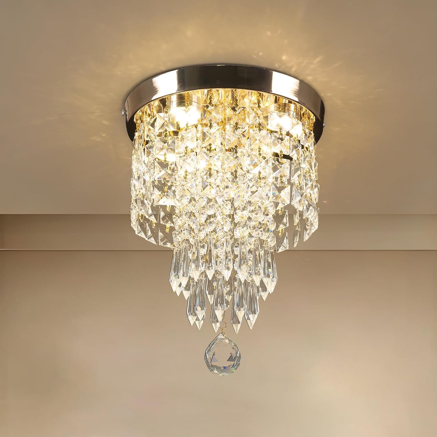 Luxe Gold Chandelier — Gold