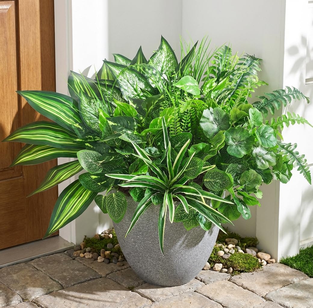 Green Faux Plant