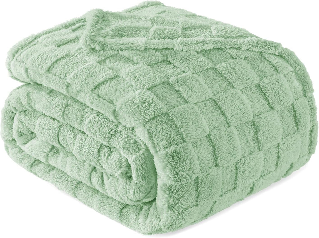 Black Throw Pillow — 50" — Sage Green