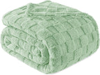 Black Throw Pillow — 50" — Sage Green