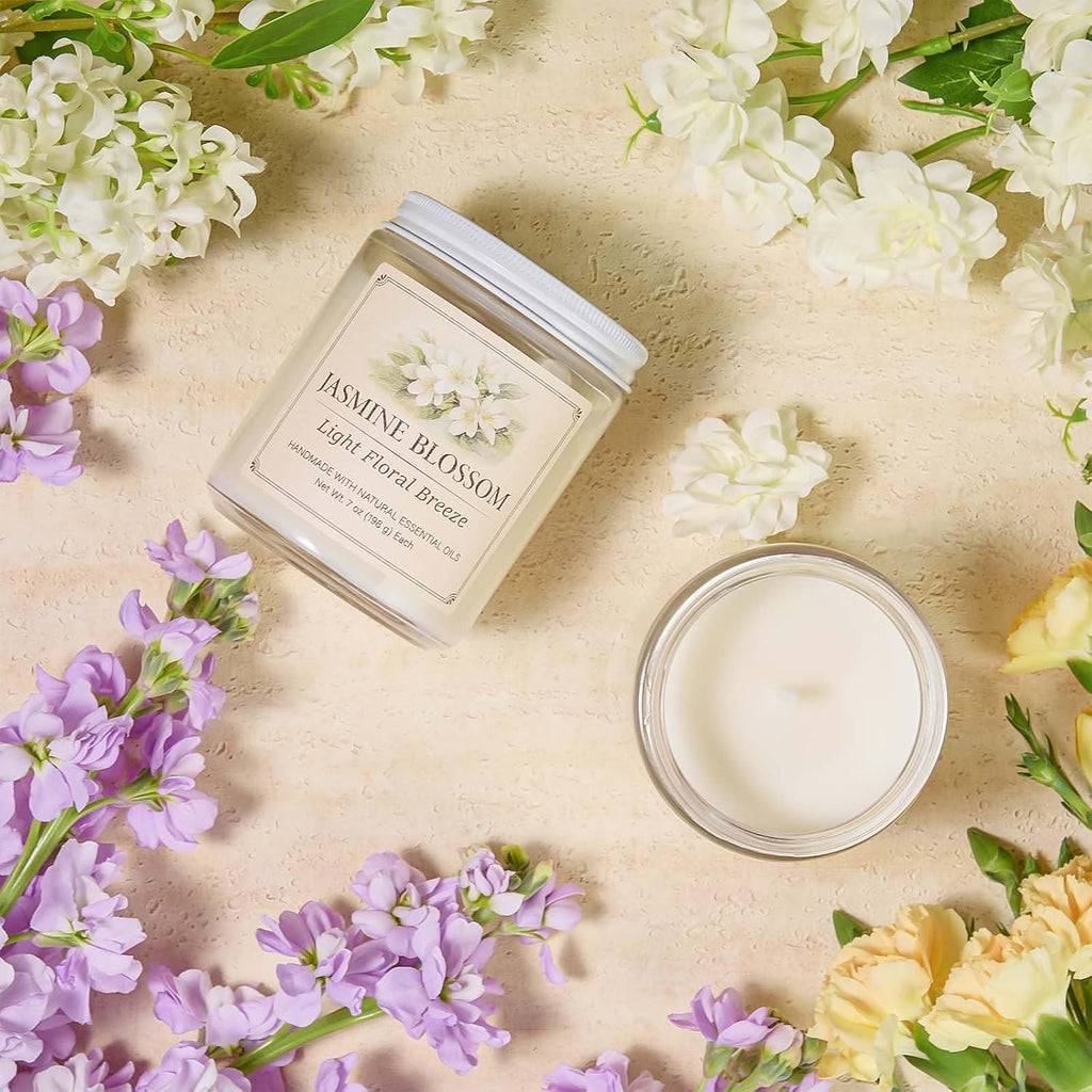 Linen Metal Scented Candle - View 7