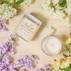 Linen Metal Scented Candle - View 7