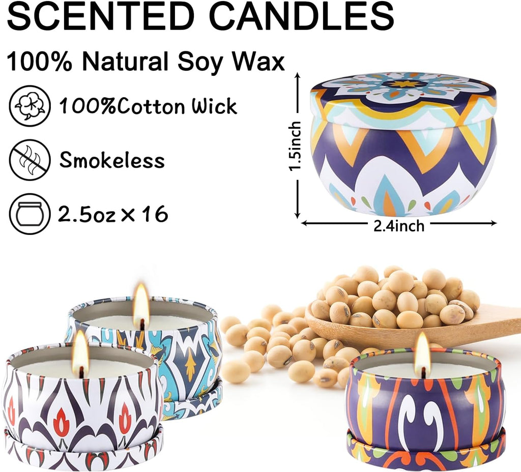 Soy Wax Black Scented Candle - View 5
