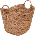 Boho Beige Storage Basket — Natural Hyacinth