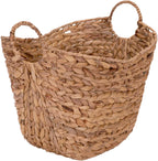 Boho Beige Storage Basket — Natural Hyacinth
