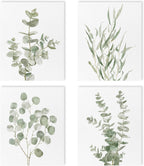 Boho Beige Framed Wall Art — 12" — Botanical Canvas