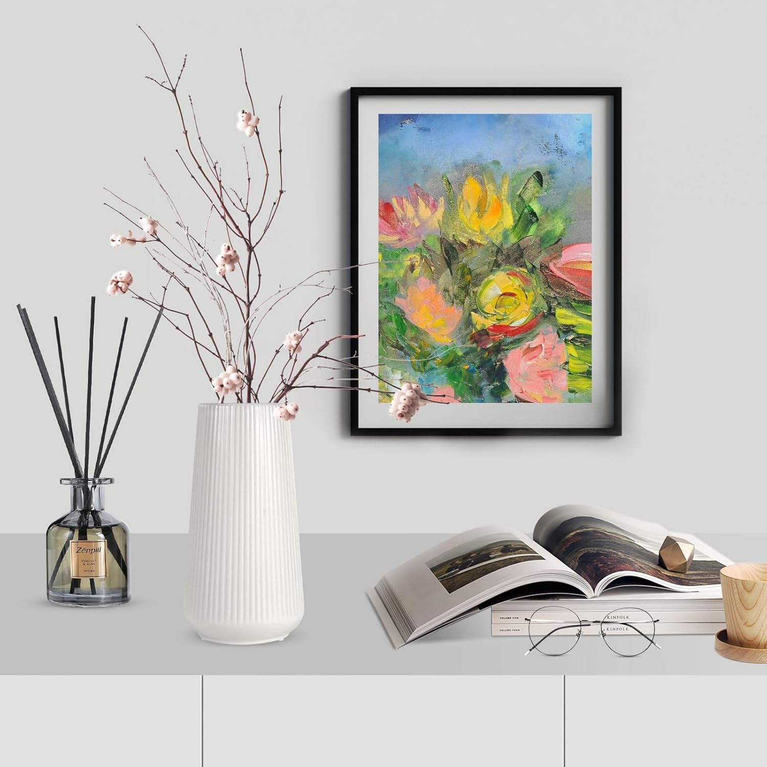 Farmhouse Beige Flower Vase - View 3