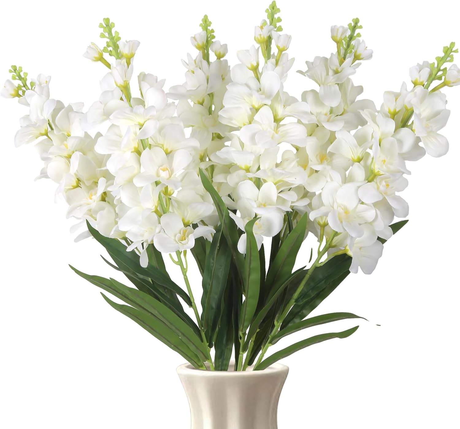 Pink Artificial Plant — 35.43" — White