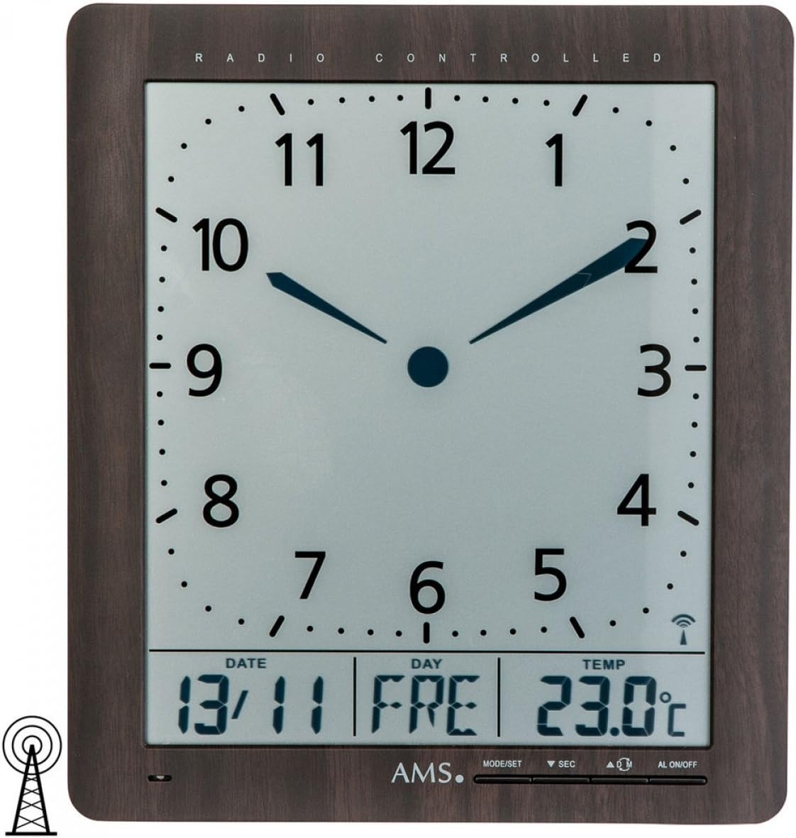 Brown Wall Clock — 43x5 — 24 x 3 x 226 cm
