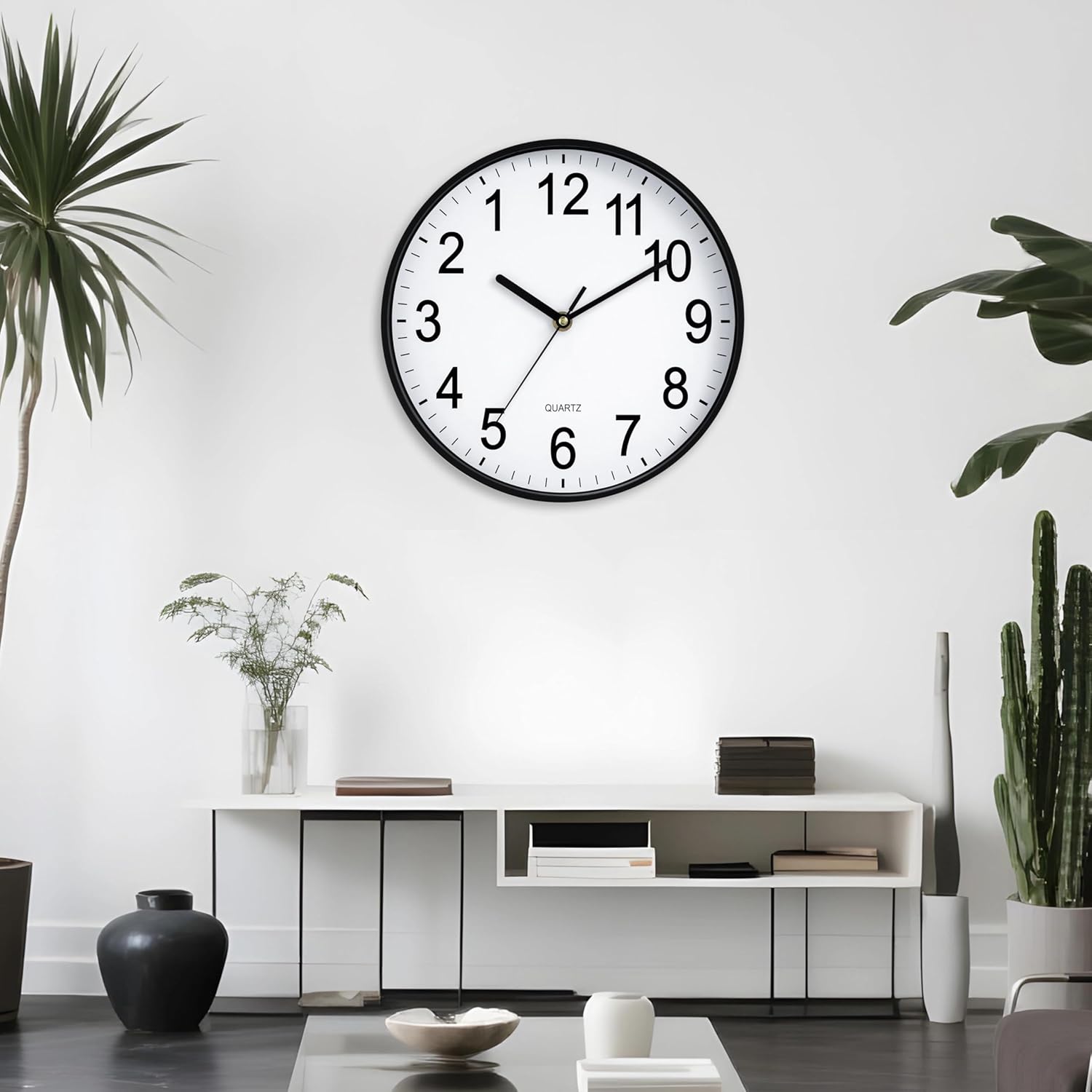 Battery Operated Wall Clock — 10" - View 4