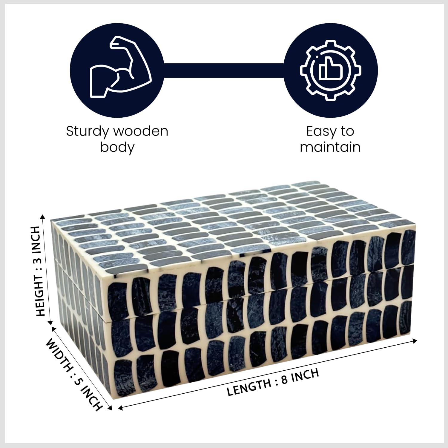 Black Storage Basket - View 4