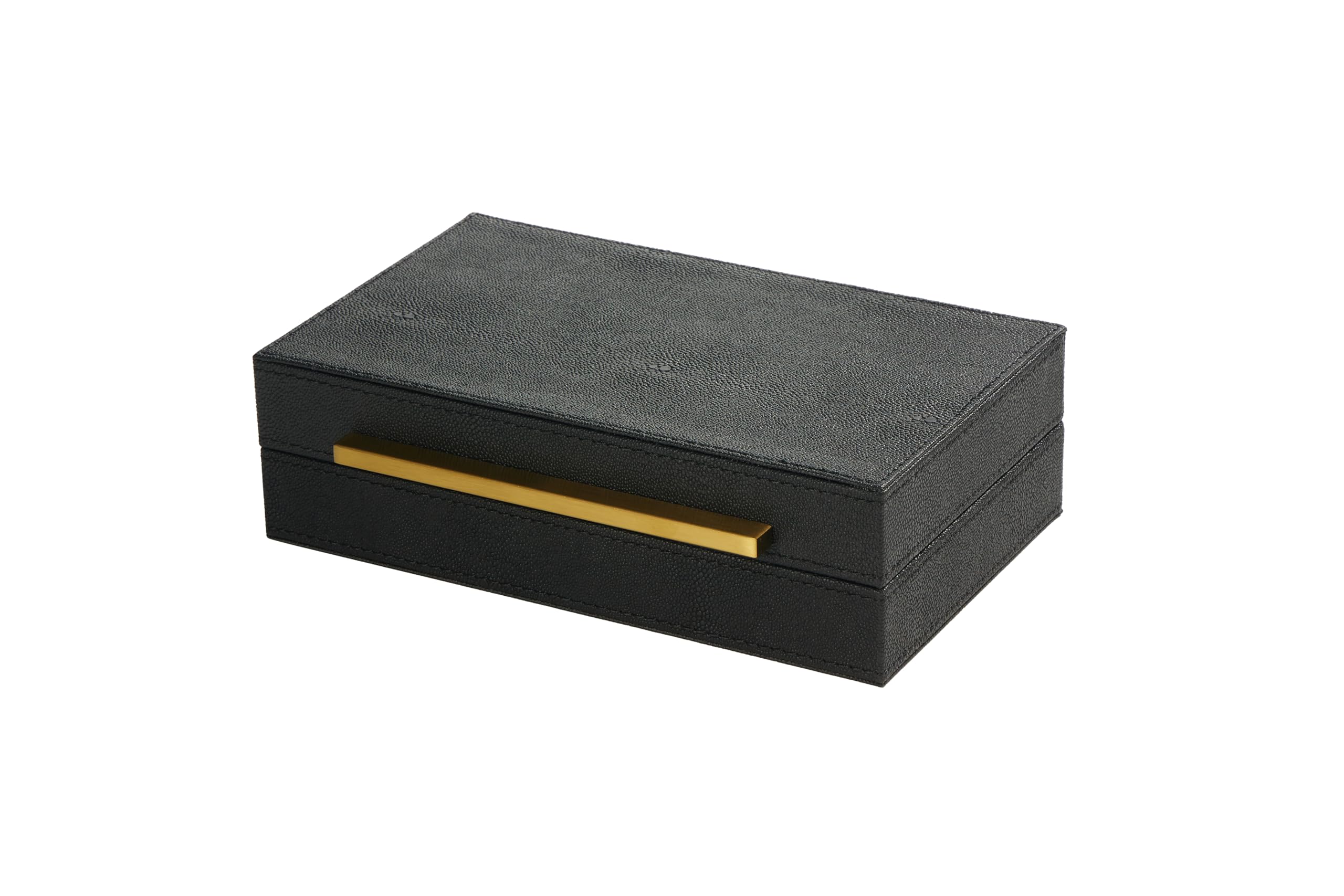 Luxe Black Storage Basket