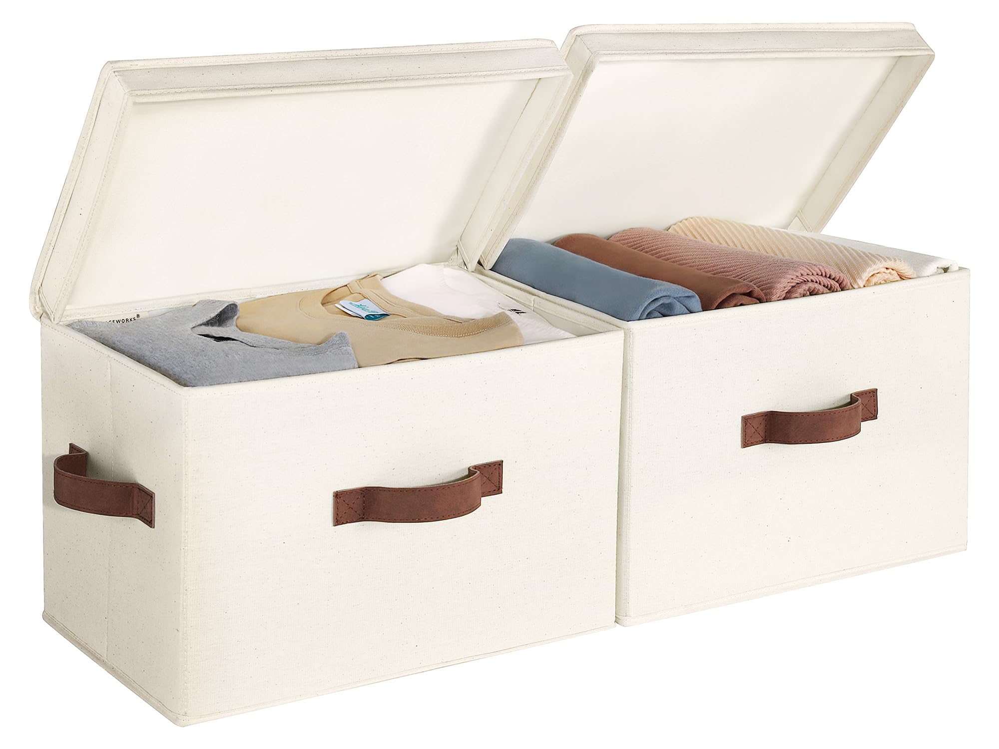 Beige Storage Bin