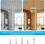 Farmhouse Gold Chandelier — 8-Light - View 4