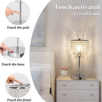 Dimmable Luxe Gold Nightstand Lamp - View 5
