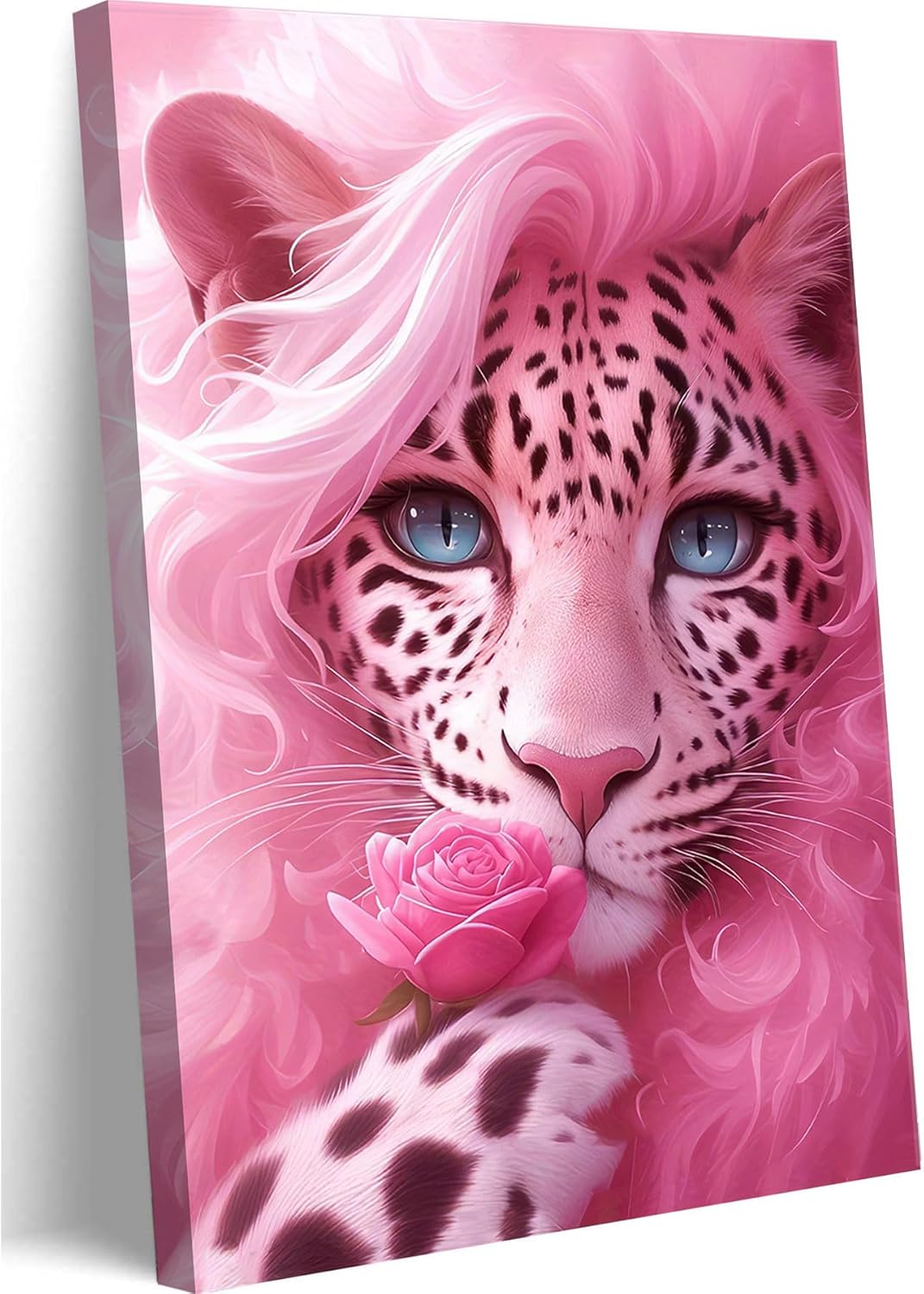 Brown Canvas Wall Art — 12x16 — Pink Panther