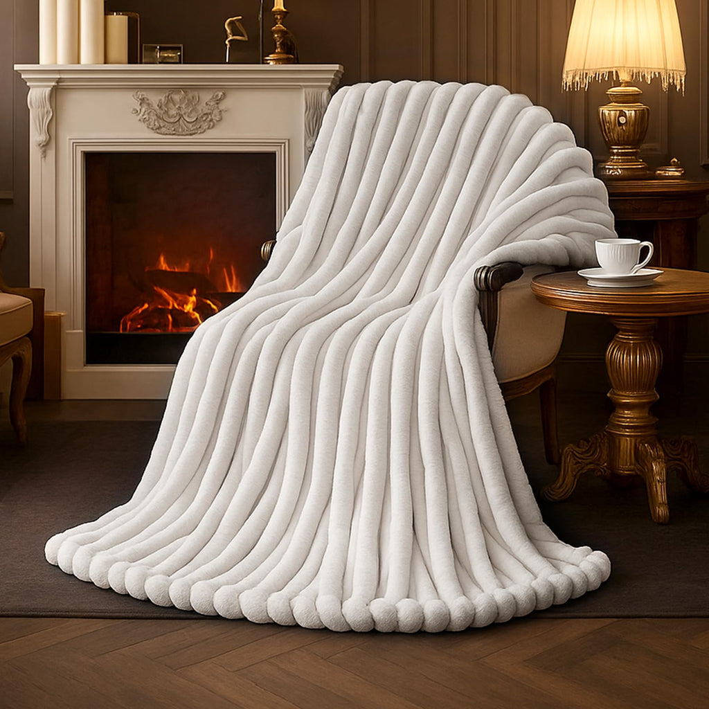 Beige Throw Pillow — 55"
