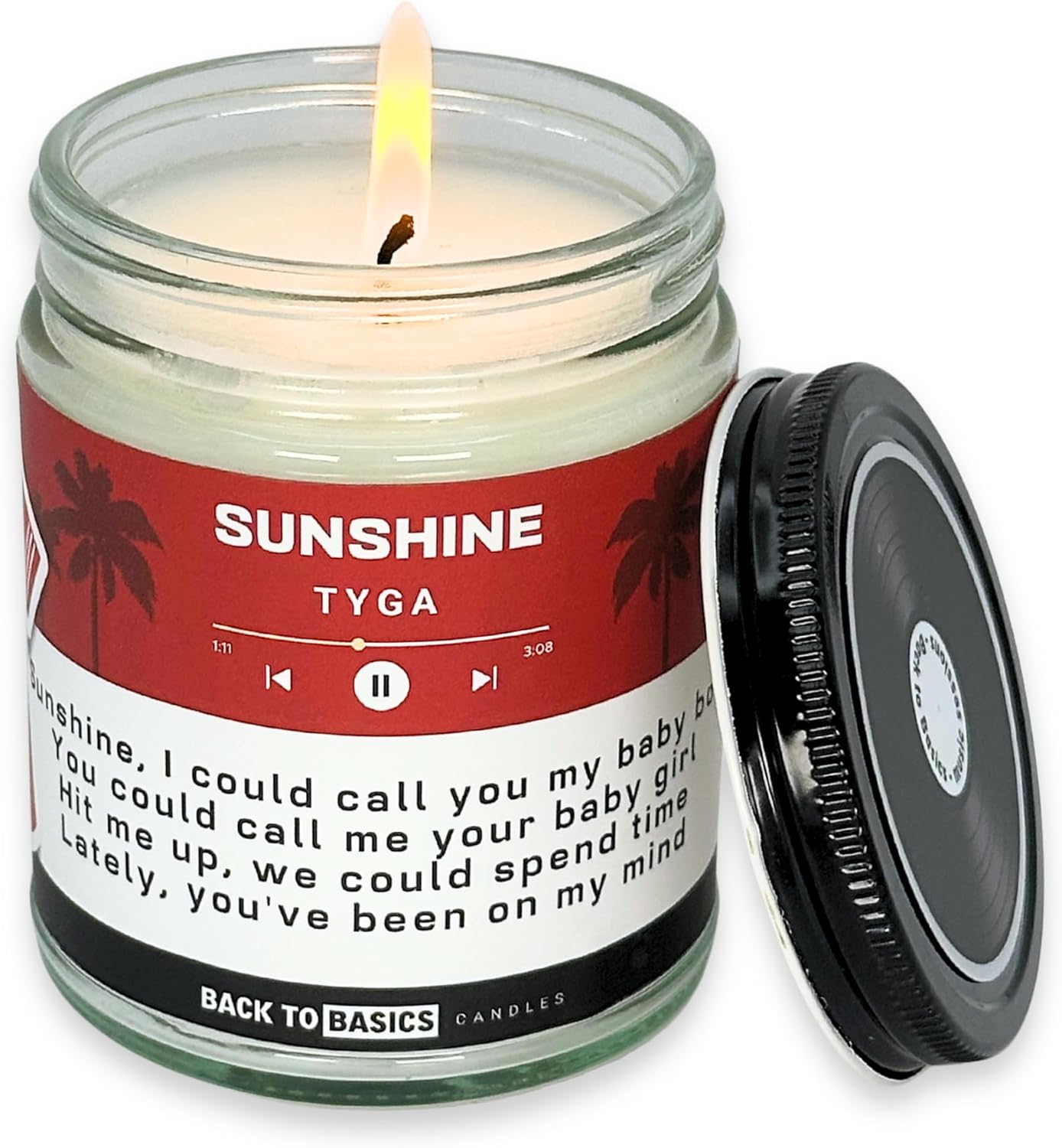 Soy Wax Scented Candle — Sunshine - Tyga