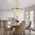 Round Luxe Black Chandelier — 12-Light - View 4