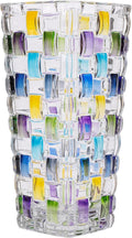 Boho Blue Flower Vase — 7" — Blue