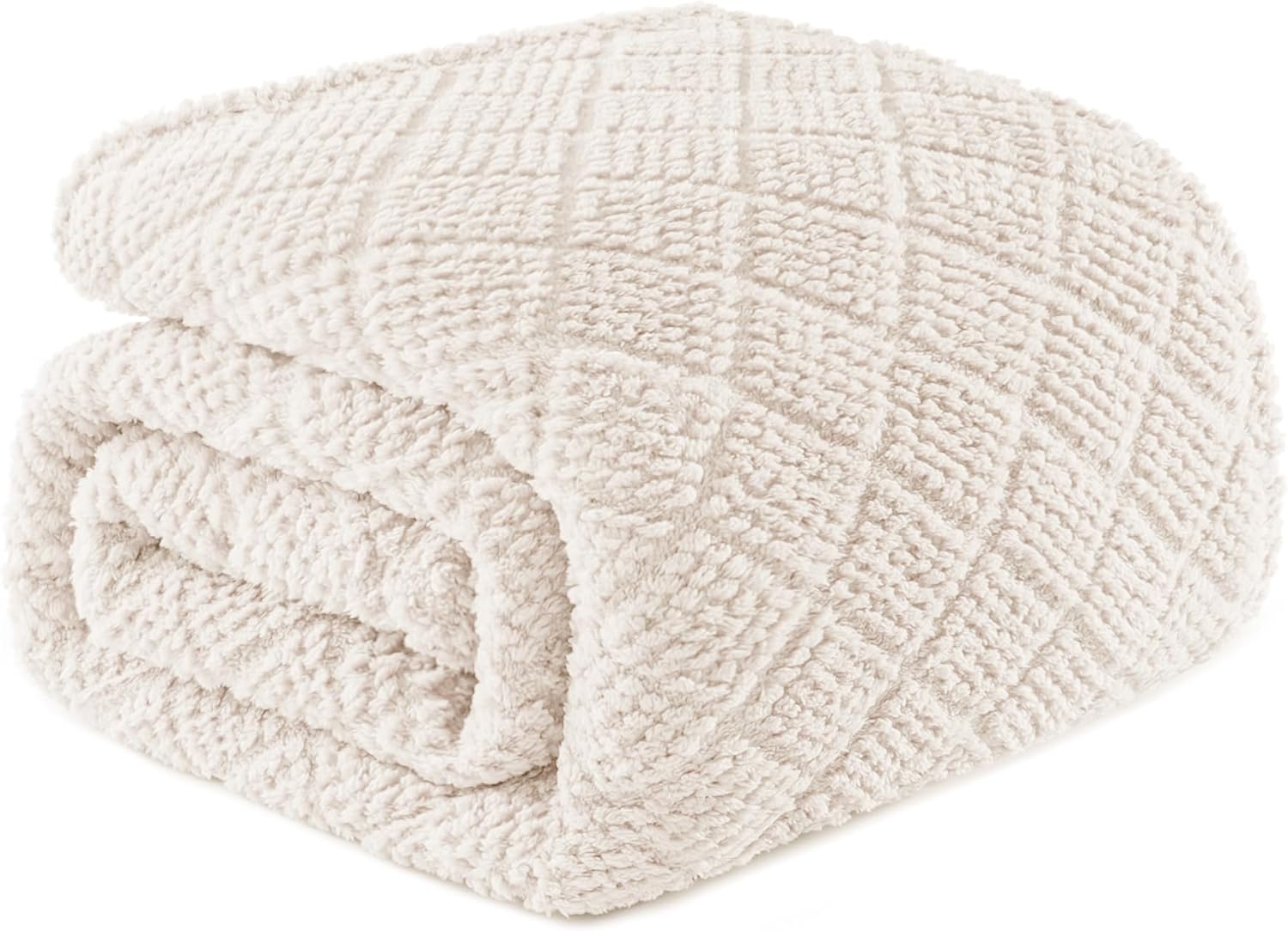 Black Throw Pillow — 60" — Ivory