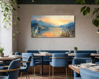Framed Beige Canvas Wall Art — 40" - View 5