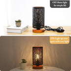 Dimmable Farmhouse Metal Bedside Lamp - View 5