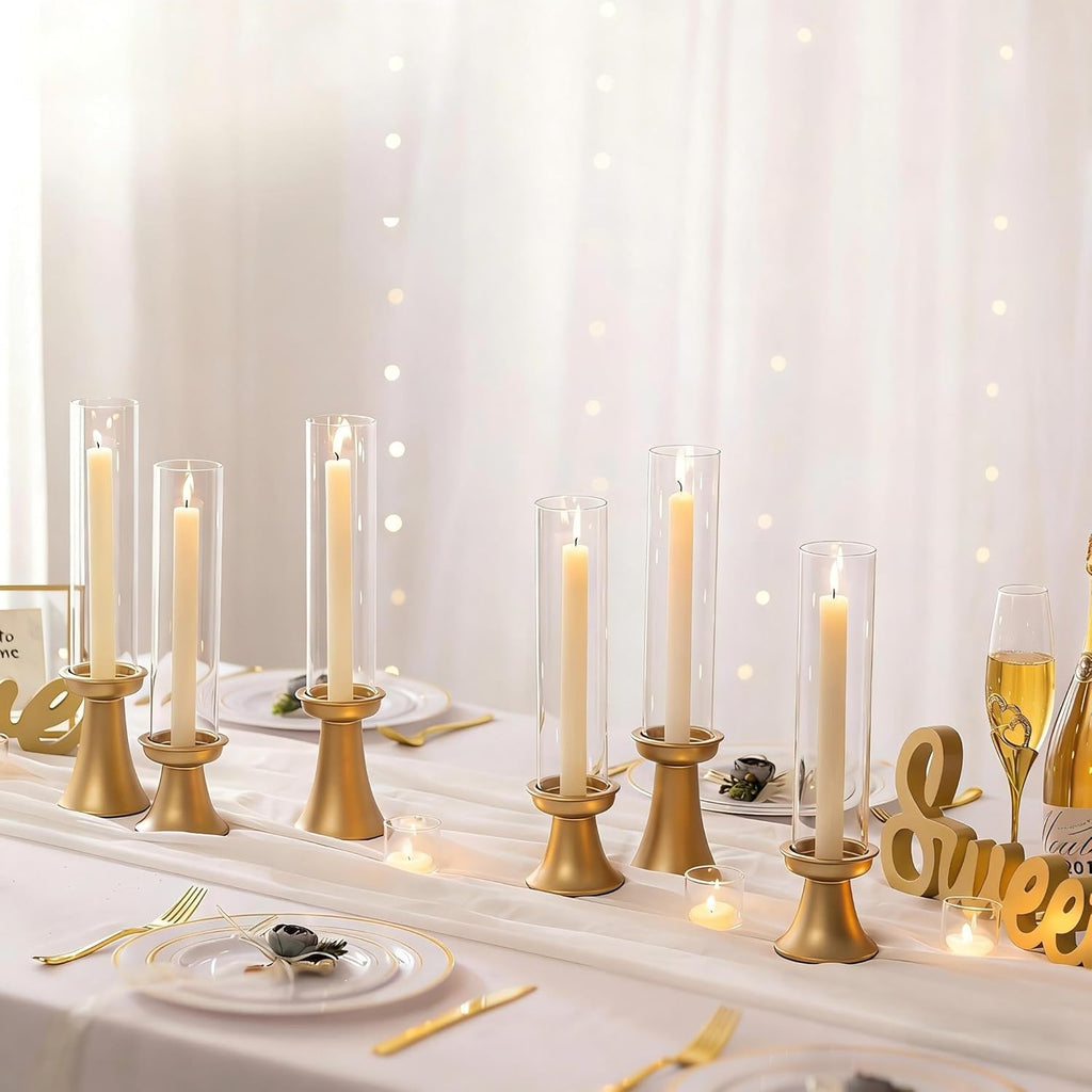 Luxe Metal Candle — Set of 2 — 6