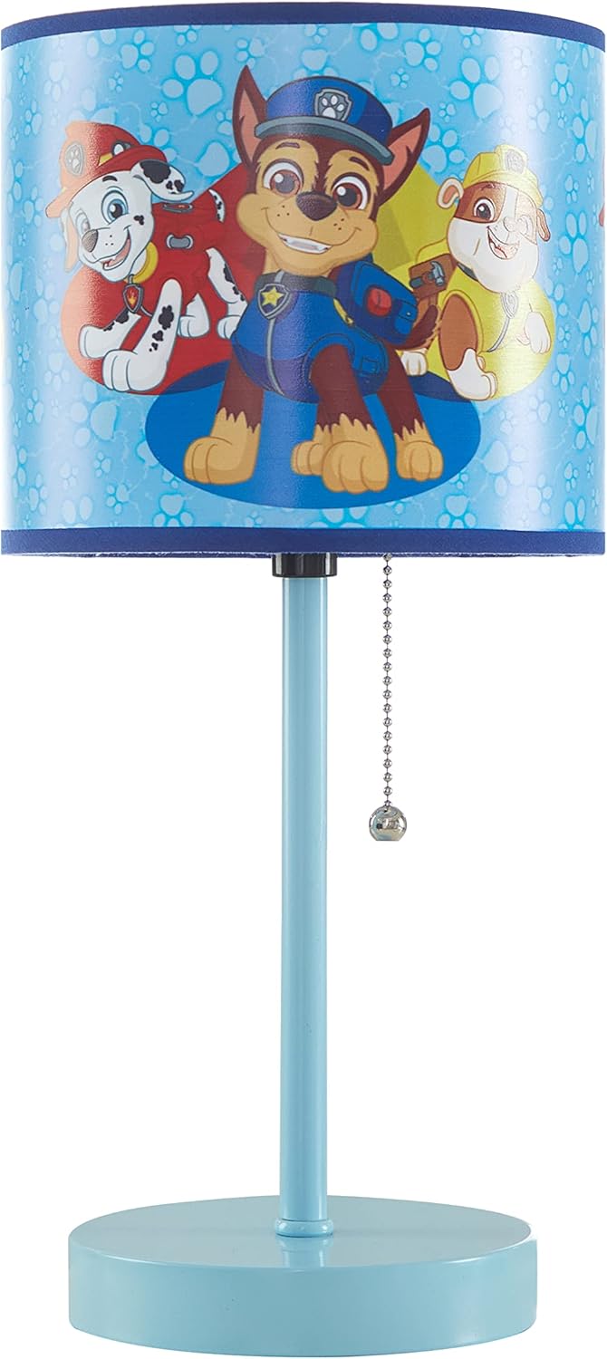 Beige Table Lamp — Paw Patrol Chase Rubble and Marshall