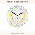 Purple Wall Clock - View 4