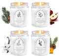 Linen Metal Scented Candle — Scented Candle Set - 4 Pack