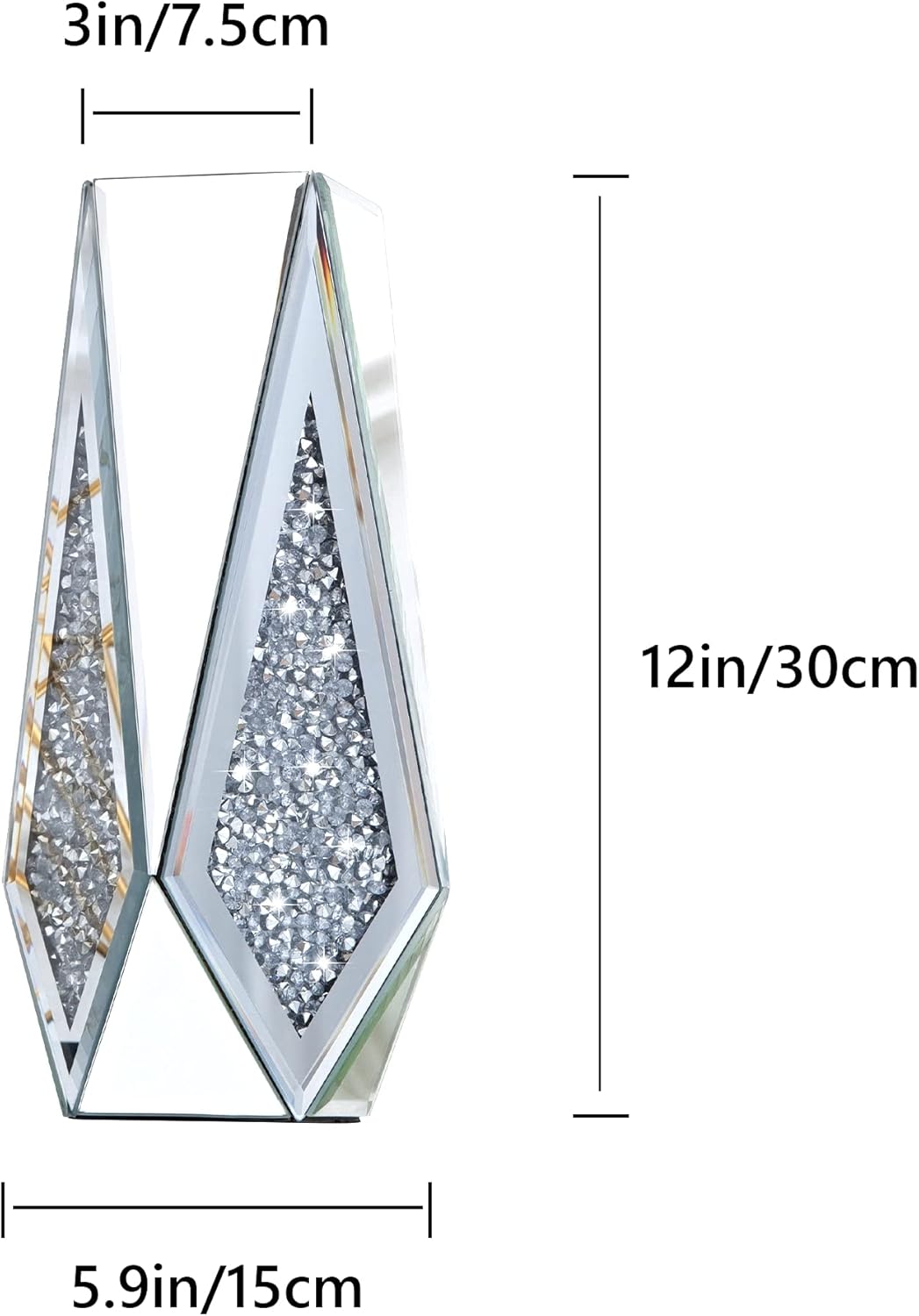 Luxe Glass Mirror — 12" - View 5