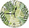 Battery Operated Modern Green Wall Clock — 10" — 10 Inch