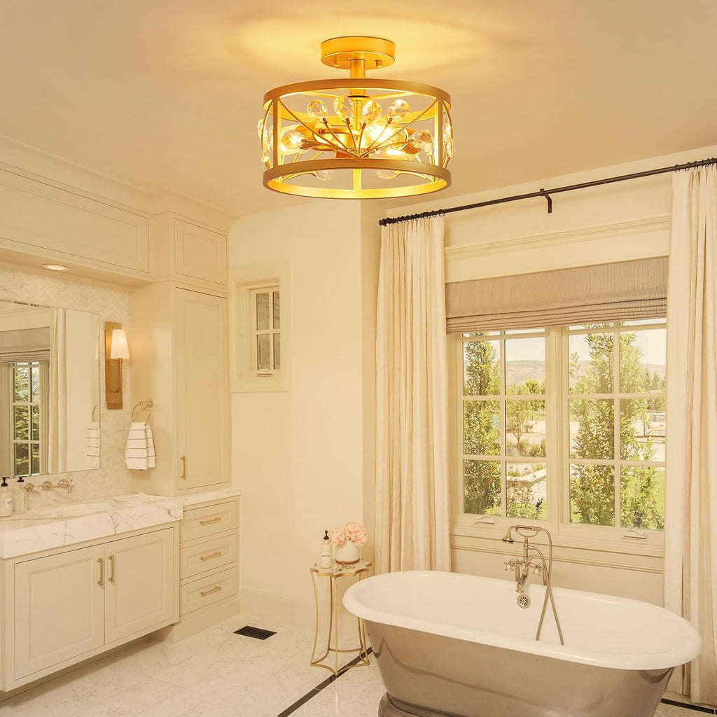 Vintage Farmhouse Black Chandelier — 3-Light - View 7