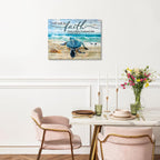 Framed Blue Wall Art — 20" - View 4