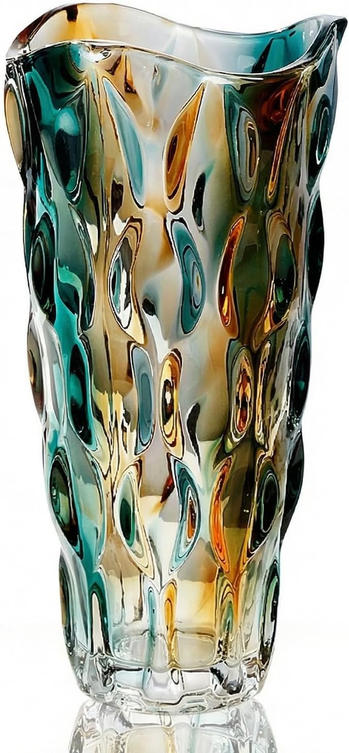 Luxe Blue Vase — Gold Blue