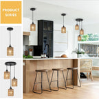 Boho Metal Chandelier - View 9