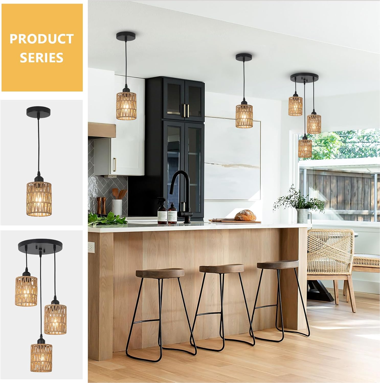 Boho Metal Chandelier - View 9