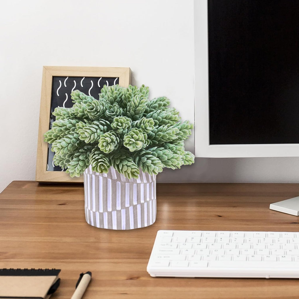 Modern Stone Faux Succulent - View 4