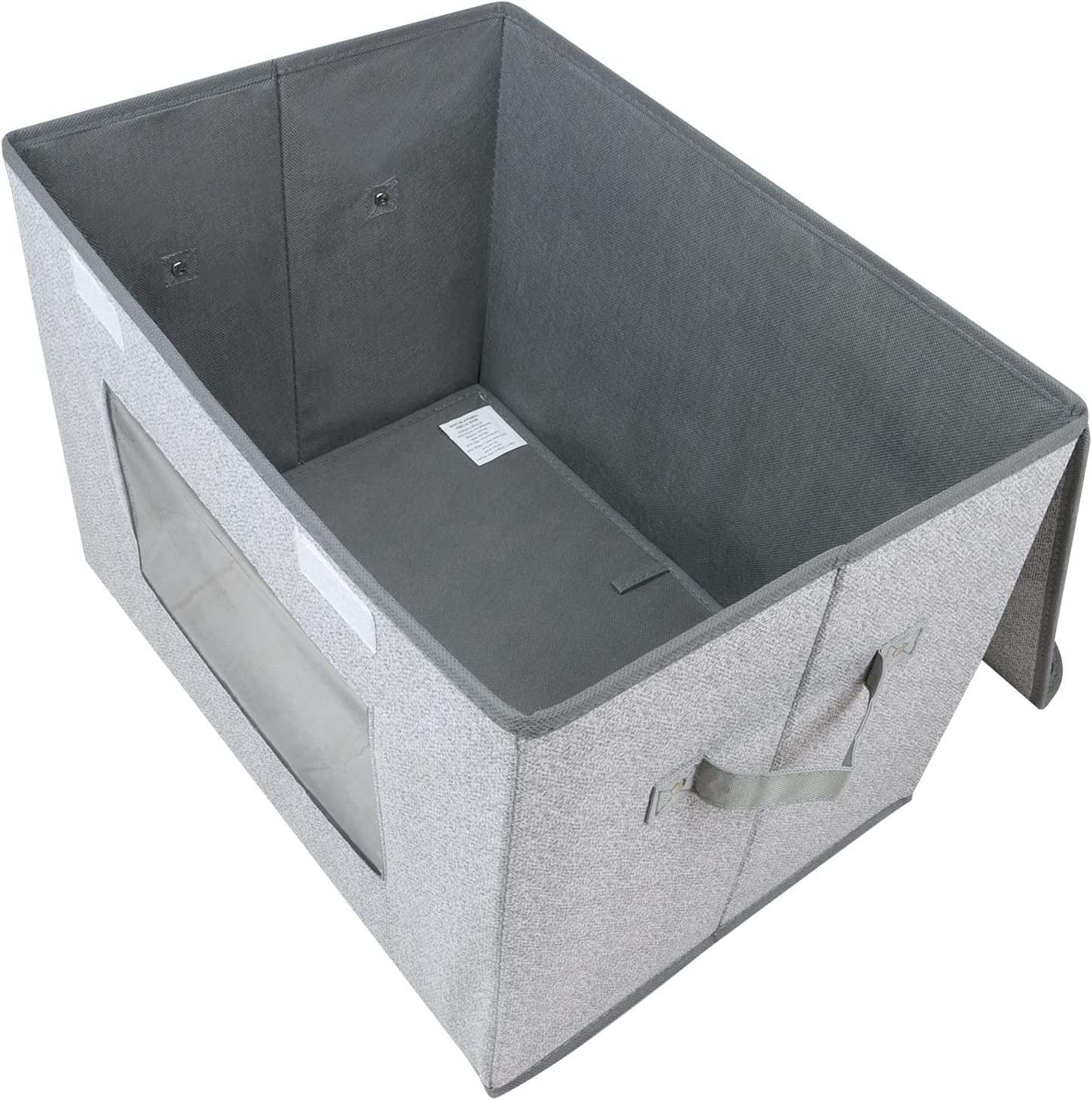 Beige Storage Bin — 12" - View 4