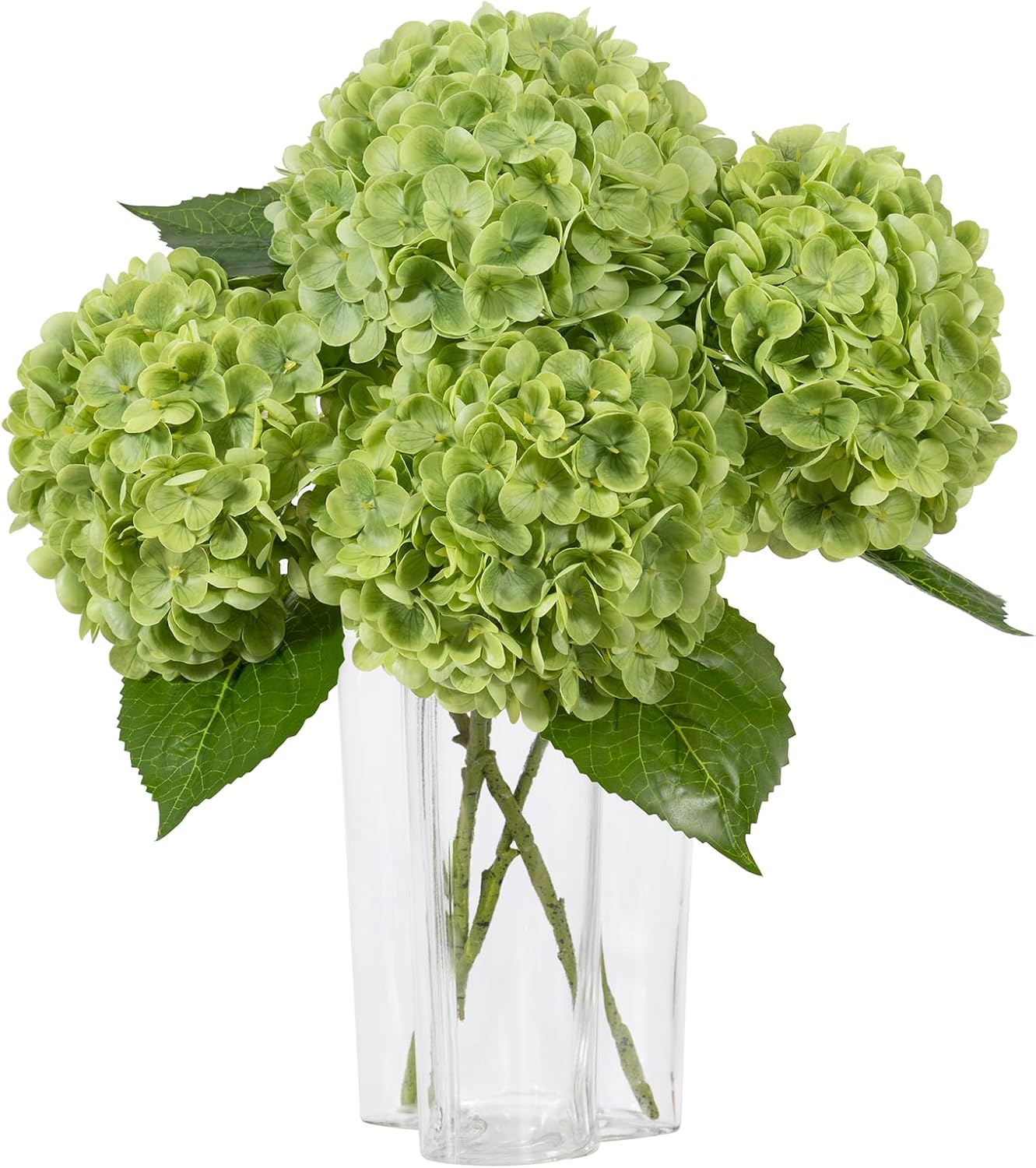 Blue Artificial Flowers — 3pcs