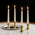 Luxe Metal Candle — Set of 4 — Style 1