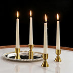 Luxe Metal Candle — Set of 4 — Style 1