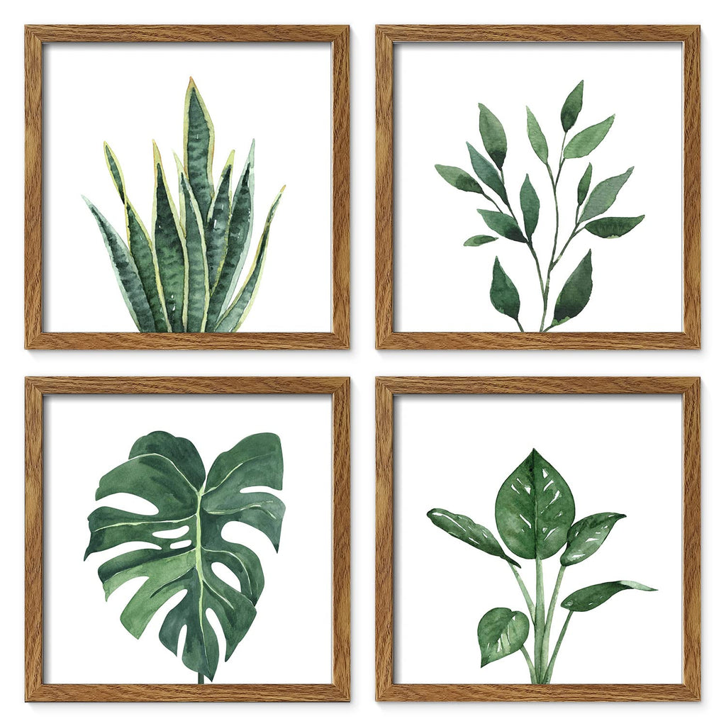 Framed Farmhouse Beige Wall Art — 10"